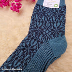 Hirsch Natur - Adult Thick Norwegian Socks - 100% Wool