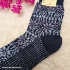 Hirsch Natur - Adult Thick Norwegian Socks - 100% Wool