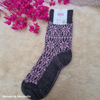 Hirsch Natur - Adult Thick Norwegian Socks - 100% Wool
