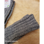 Hirsch Natur - Adult non-slip socks - 100% wool