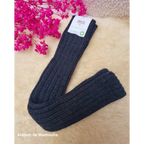 Hirsch Natur - Adult non-slip socks - 100% wool