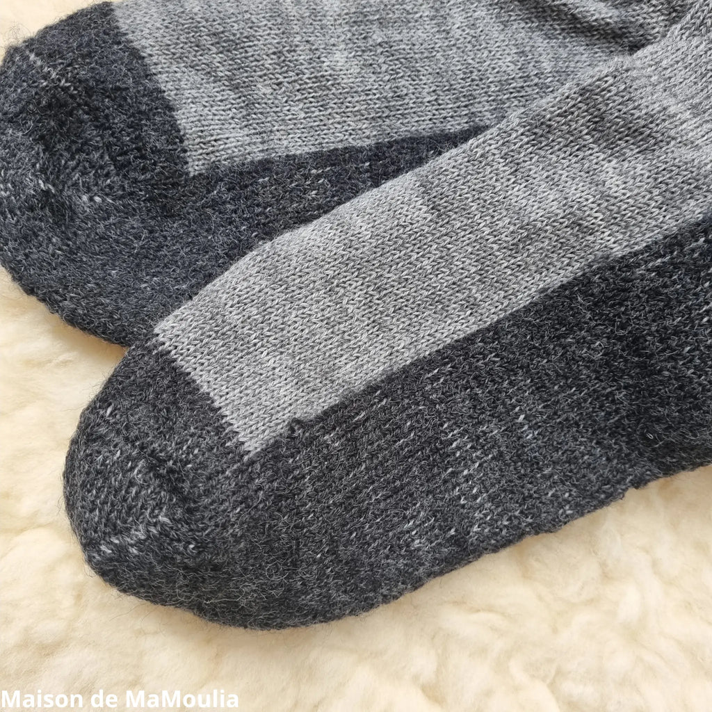 Hirsch Natur - Chaussettes adulte randonnée – 100 % laine Hirsch Natur