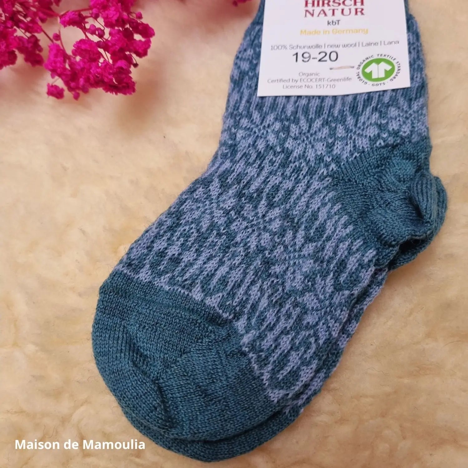 Hirsch Natur - Thick Children's Socks - 100% Wool