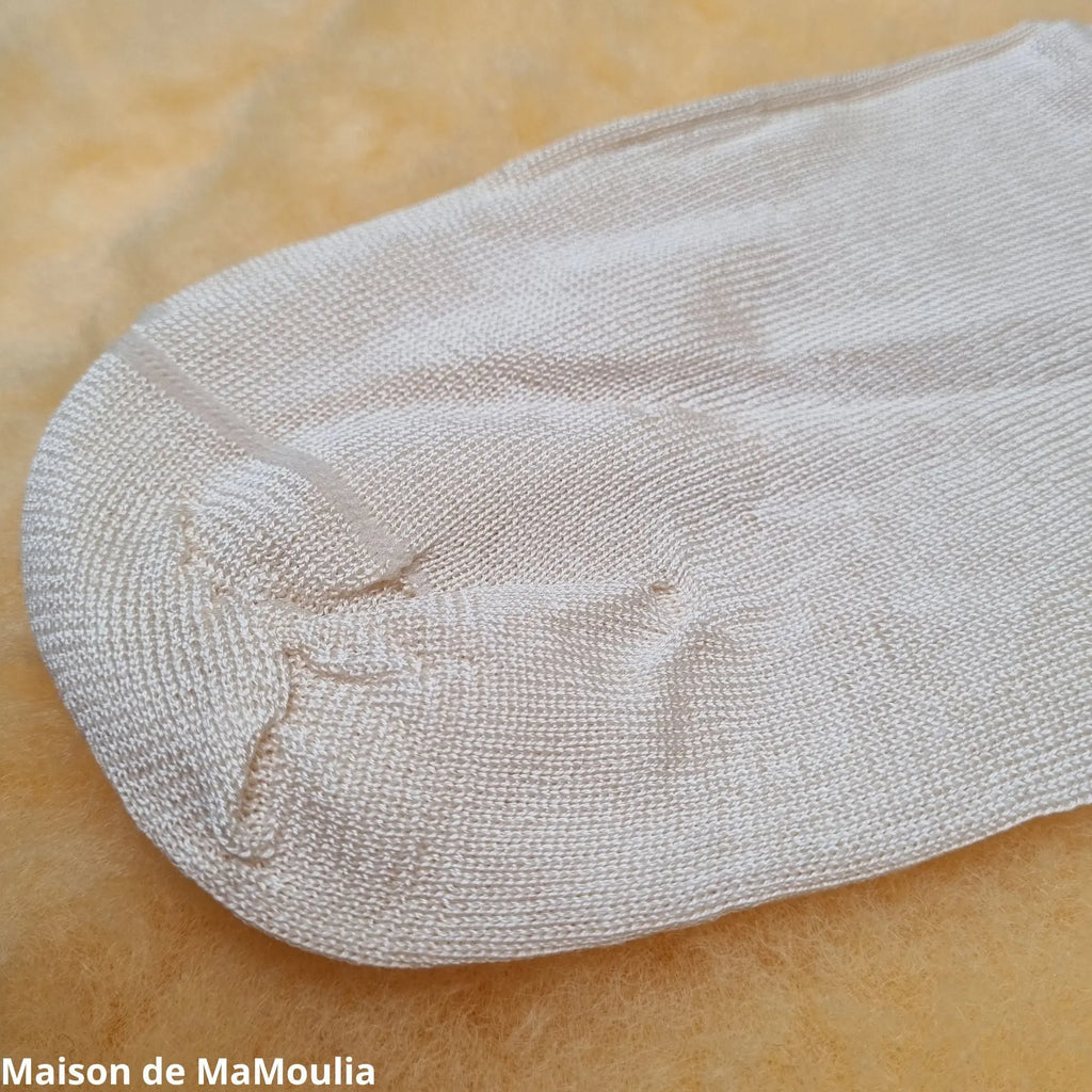 Hirsch Natur - Chaussettes extra-fines adulte – 100 % soie Hirsch Natur
