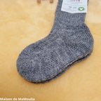Hirsch Natur - Chaussettes épaisses enfant – 100 % laine Hirsch Natur