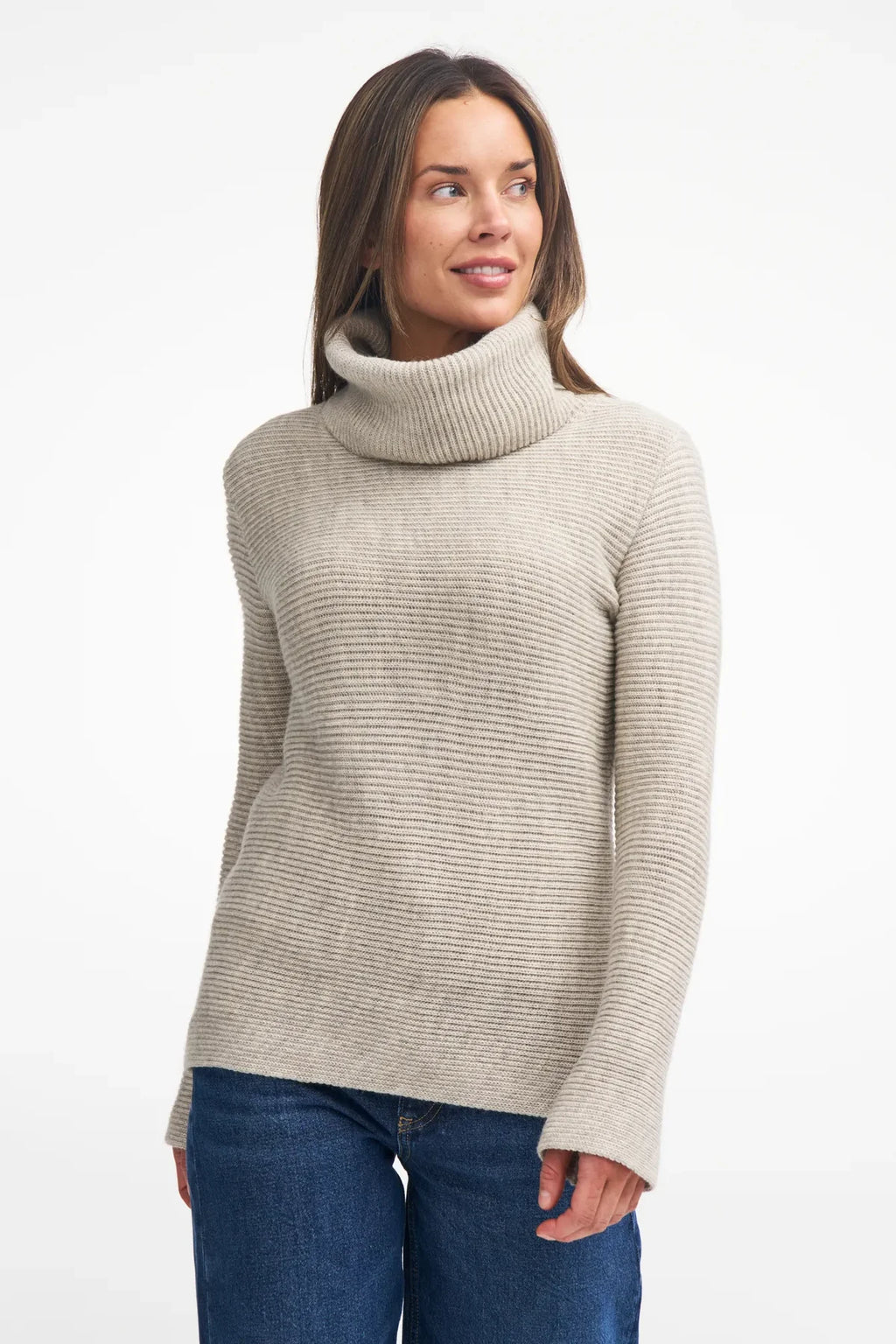 Ivanhoe - Pull col roulé Holly pure laine