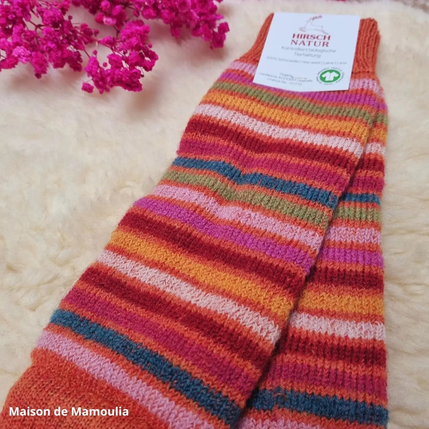 Hirsch Natur - Thick Children's Socks - 100% Wool