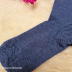 Hirsch Natur - Adult non-slip socks - 100% wool