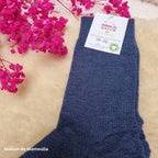 Hirsch Natur - Adult non-slip socks - 100% wool