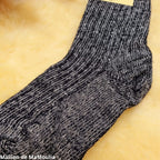 Hirsch Natur - Chaussettes "Longlife" adulte – Lin-coton Hirsch Natur