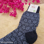 Hirsch Natur – Chaussettes norvégiennes adulte – 100 % laine – Fines