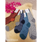 Hirsch Natur – Chaussettes norvégiennes adulte – 100 % laine – Fines