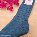 Hirsch Natur - Adult non-slip socks - 100% wool