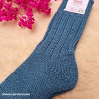 Hirsch Natur - Adult non-slip socks - 100% wool