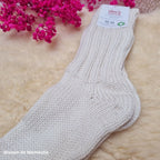 Hirsch Natur - Adult non-slip socks - 100% wool