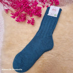Hirsch Natur - Adult non-slip socks - 100% wool