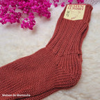 Hirsch Natur - Adult non-slip socks - 100% wool