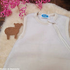 Reiff - Gigoteuse bébé sans manches laine mérinos polaire Reiff