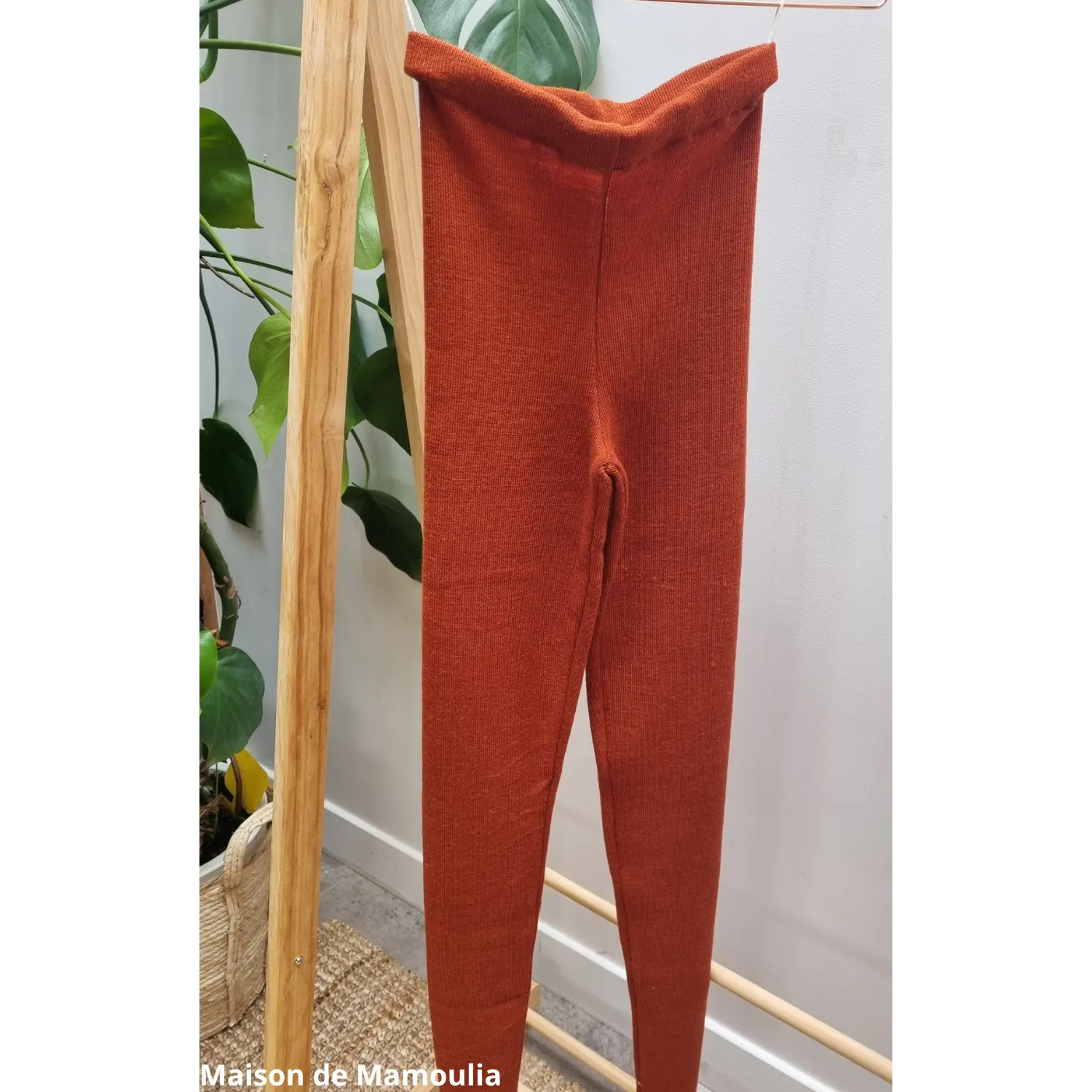 Reiff - Legging femme laine mérinos tricotée Reiff