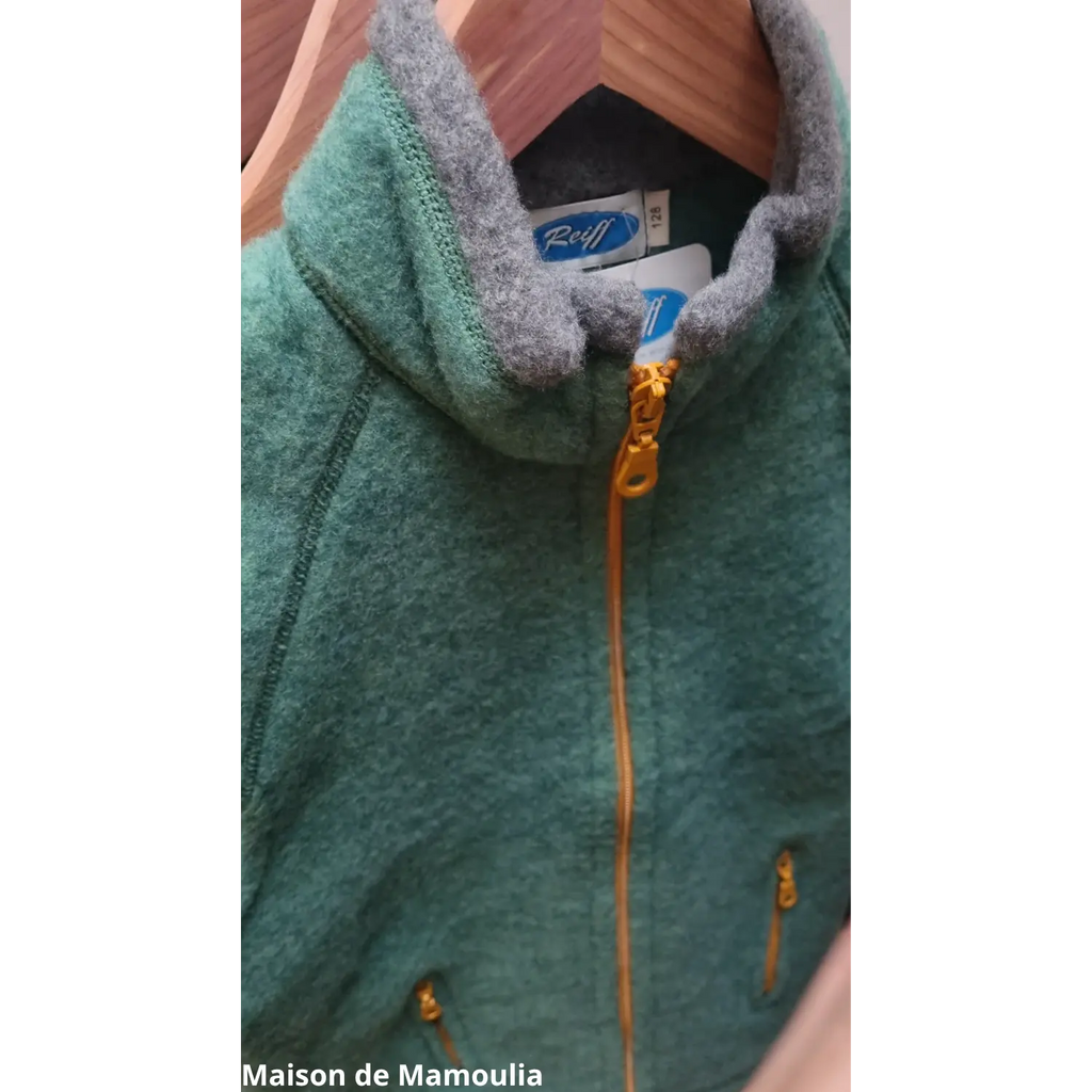 Reiff - Gilet sans manches enfant laine mérinos polaire Reiff