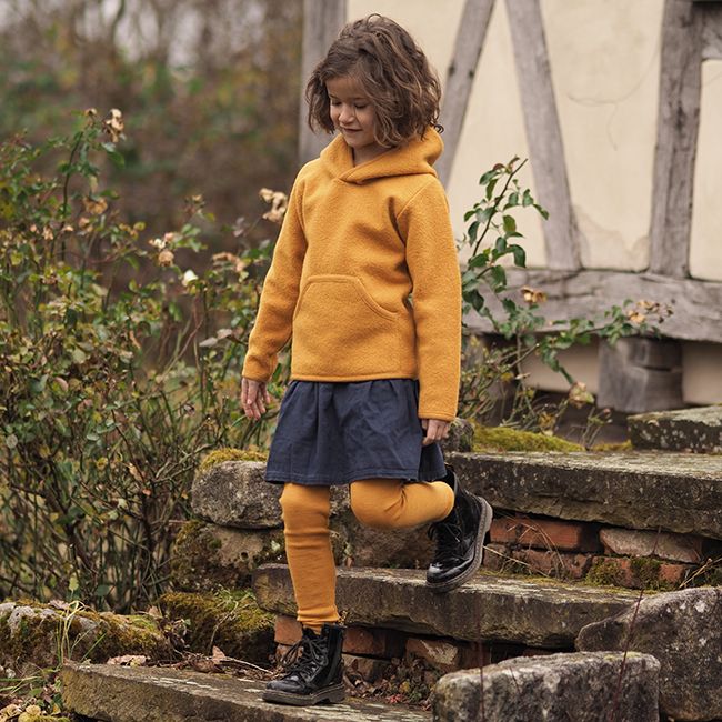 Reiff - Hoody enfant crêpe de laine mérinos