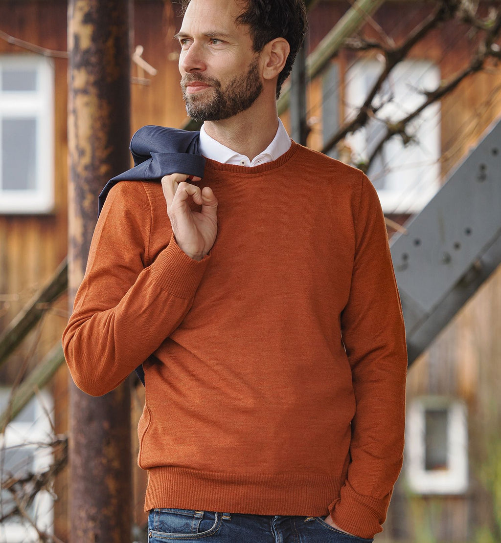 Reiff - Pull homme Marcel laine mérinos, maille fine