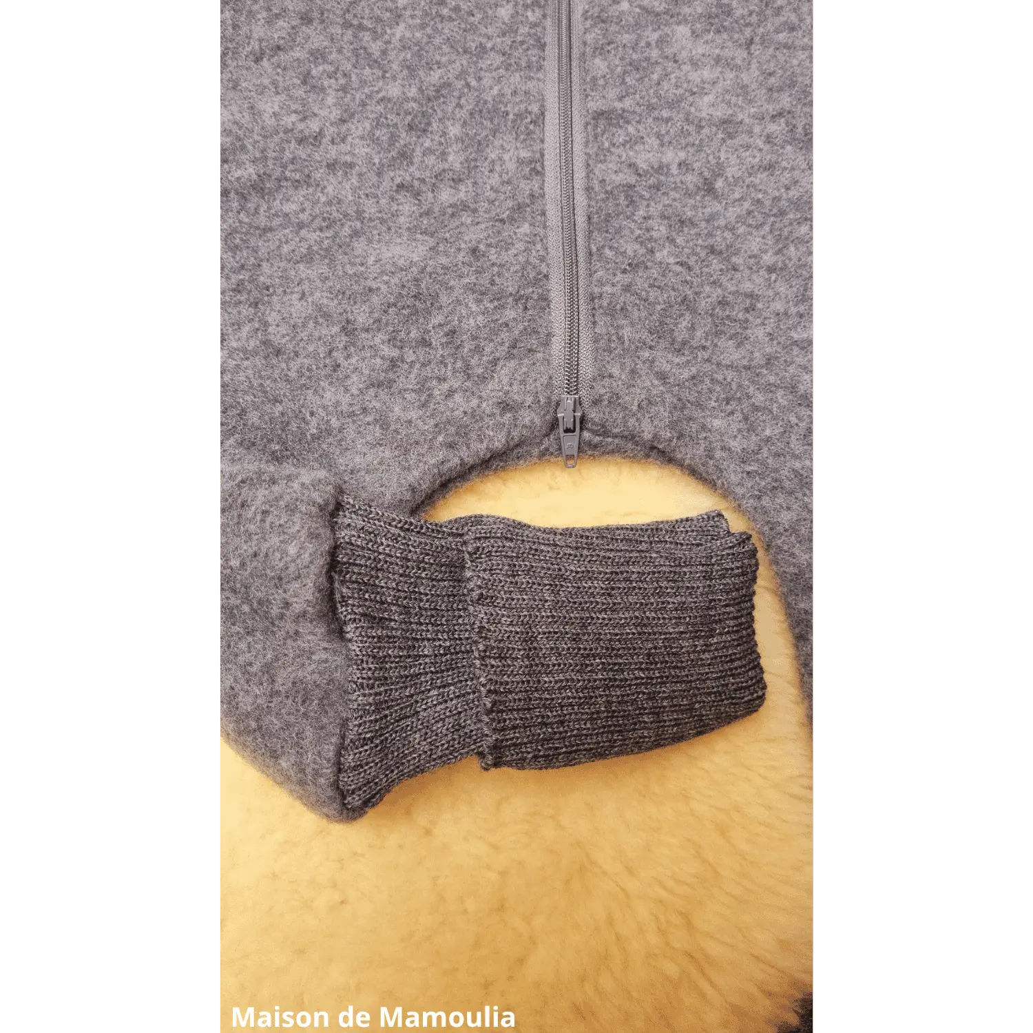 Reiff - Combinaison pyjama enfant en laine mérinos polaire Reiff