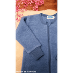Reiff - Combinaison pyjama enfant en laine mérinos polaire Reiff
