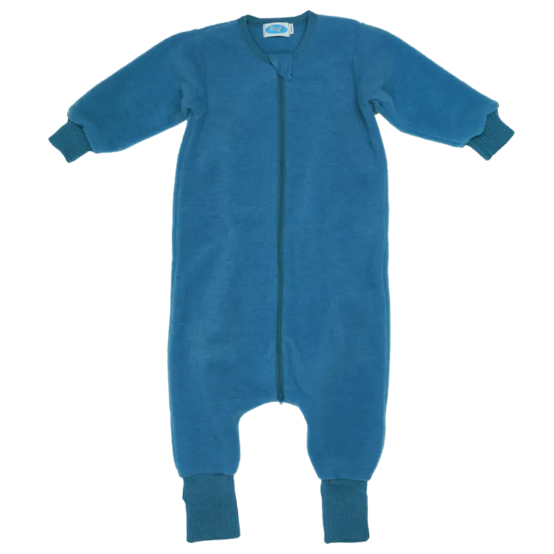 Reiff - Combinaison pyjama enfant en laine mérinos polaire Reiff