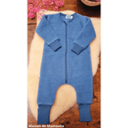 Reiff - Combinaison pyjama enfant en laine mérinos polaire Reiff
