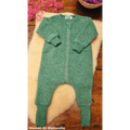 Reiff - Combinaison pyjama enfant en laine mérinos polaire Reiff