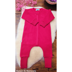 Reiff - Combinaison pyjama enfant en laine mérinos polaire Reiff