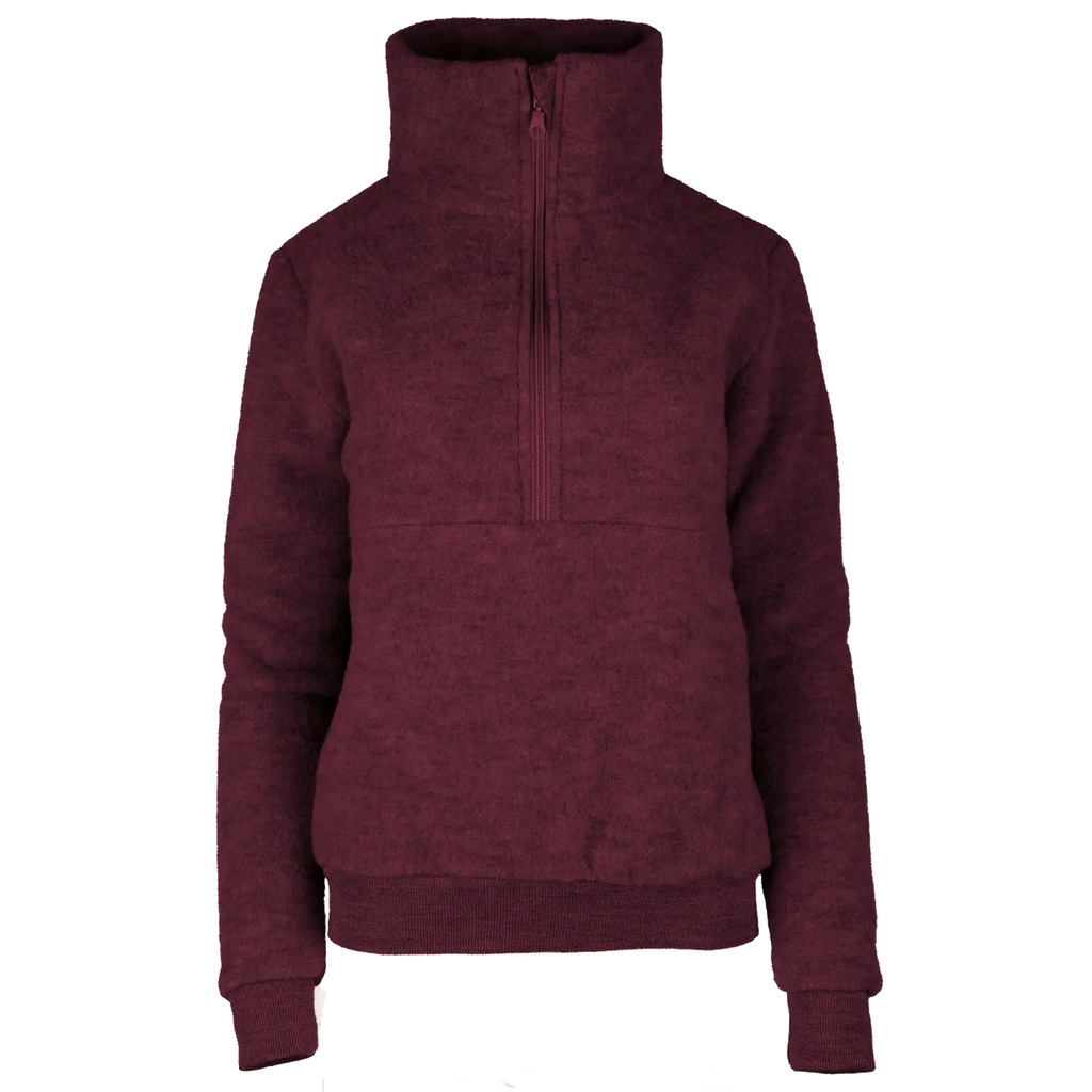 Reiff - Pull femme col camionneur en laine mérinos polaire Reiff