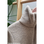 Reiff - Pull femme col camionneur en laine mérinos polaire Reiff