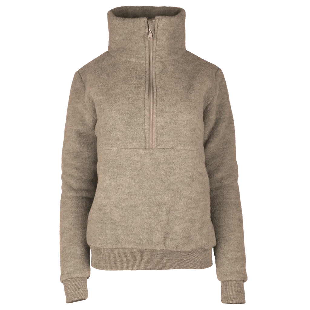 Reiff - Pull femme col camionneur en laine mérinos polaire Reiff