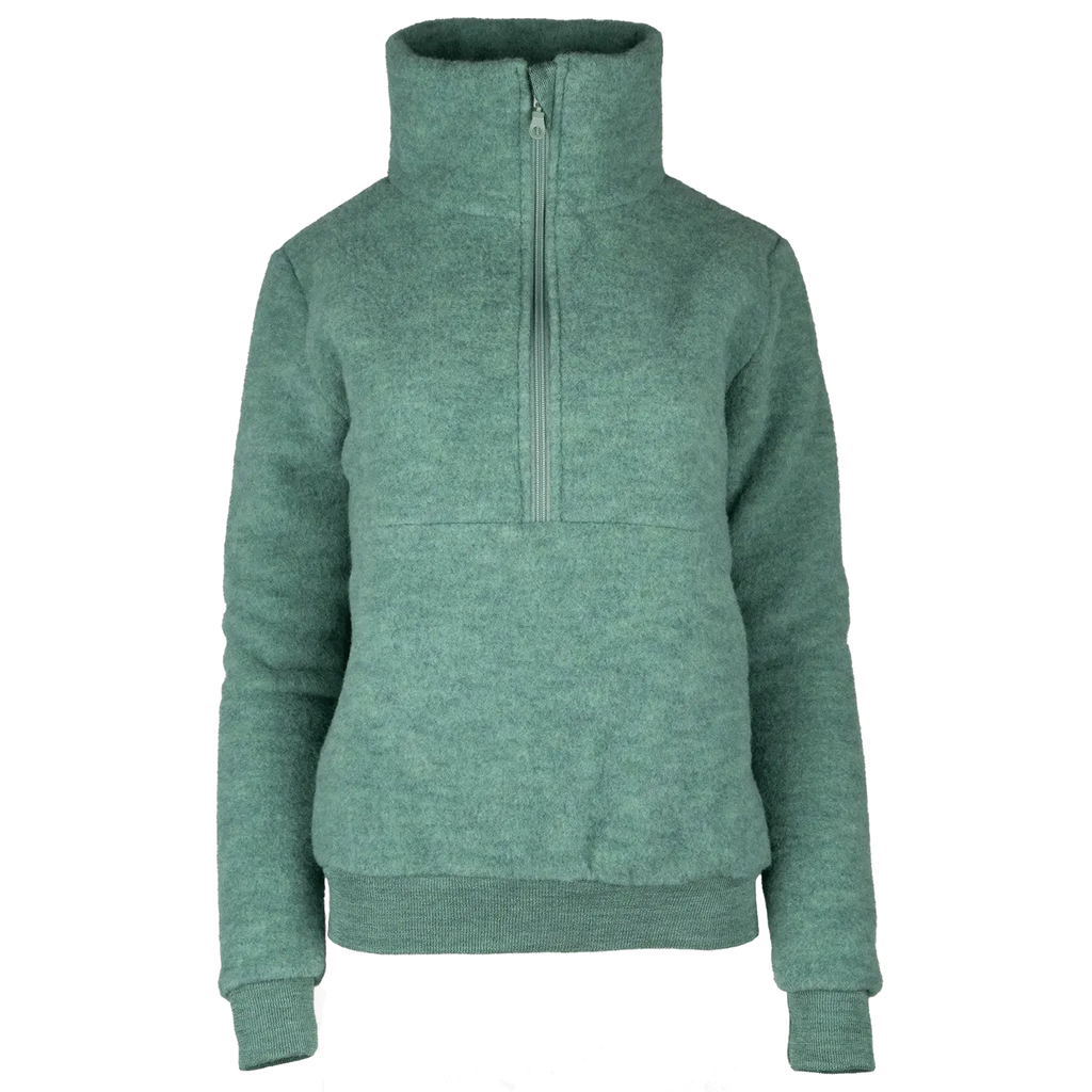 Reiff - Pull femme col camionneur en laine mérinos polaire Reiff