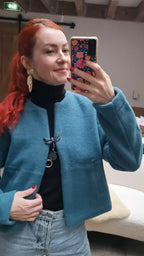 Reiff - Veste cardigan femme Jette en laine mérinos polaire