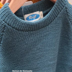 Reiff - Pull enfant laine mérinos, maille perlée Reiff