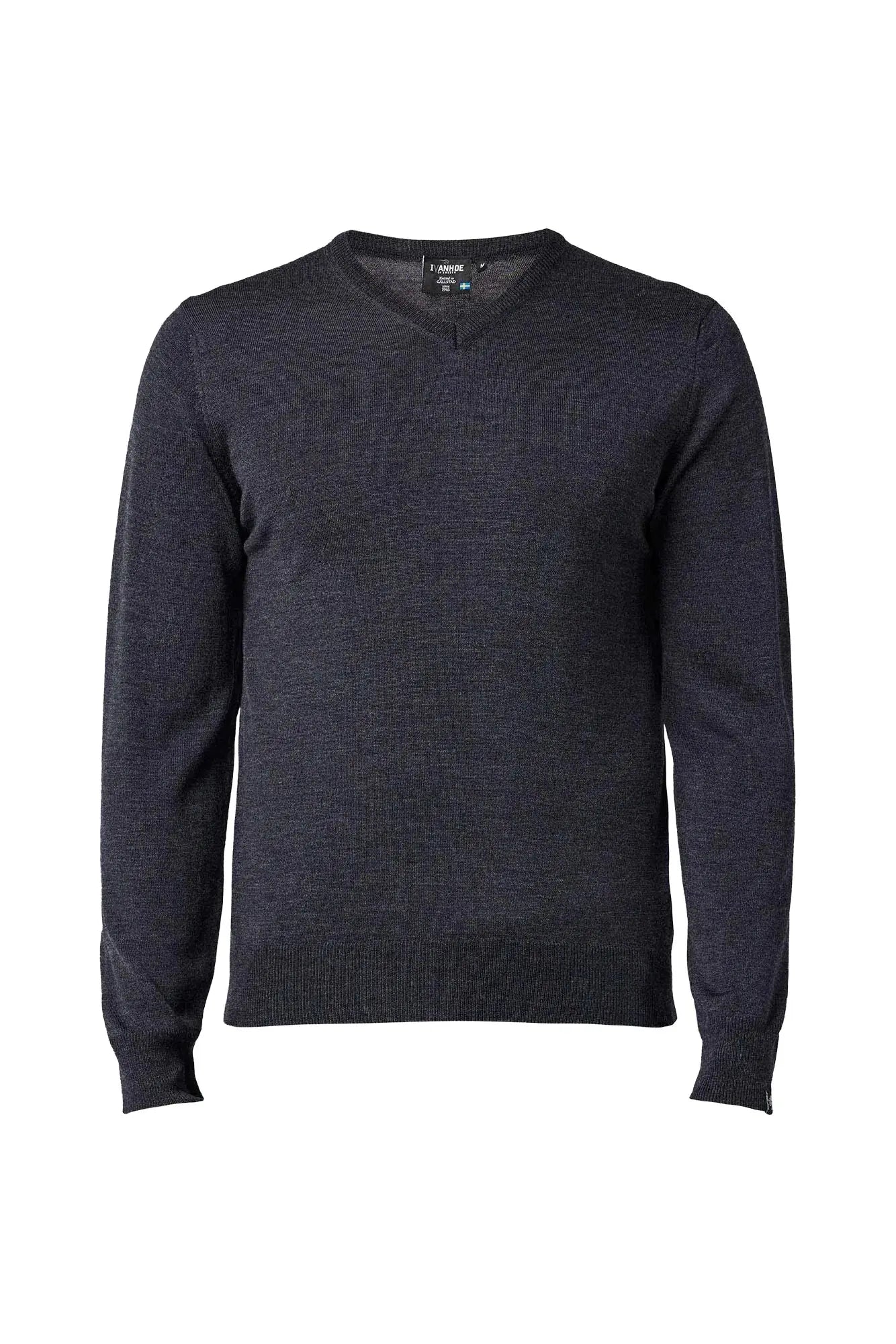 Ivanhoe - Pull homme col V mérinos extra fine