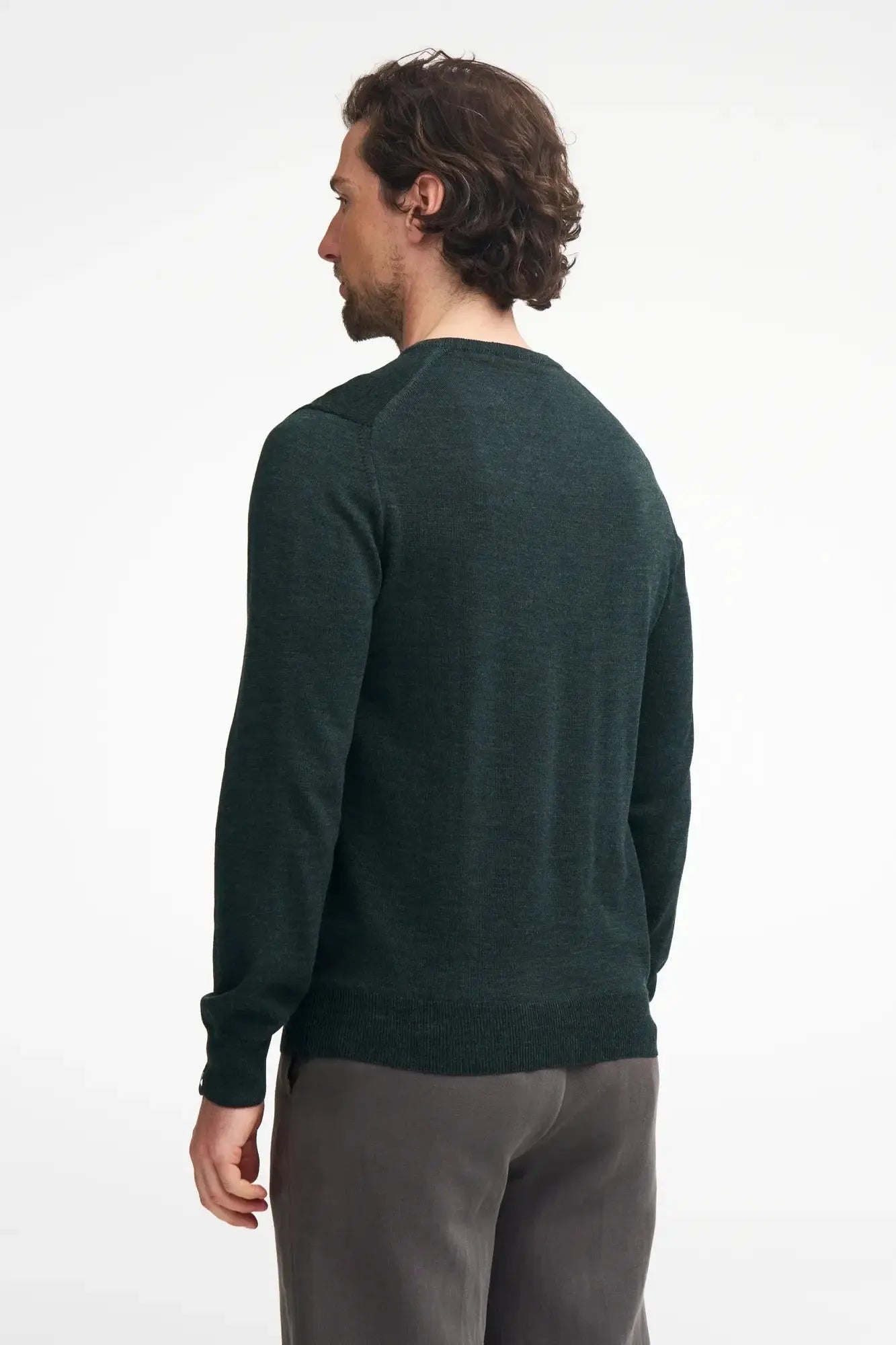 Ivanhoe - Pull homme col V mérinos extra fine