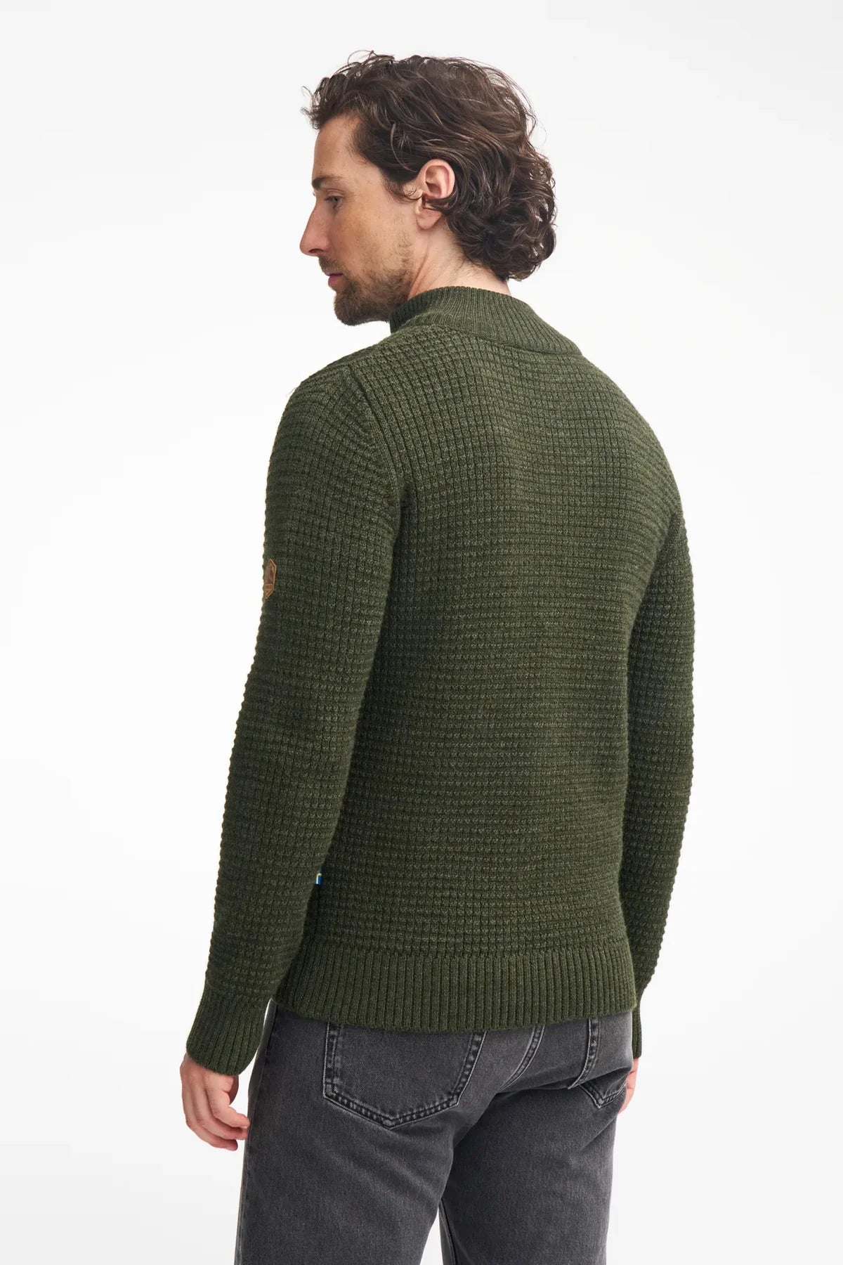 Ivanhoe - Pull homme Moritz demi-zip pure laine