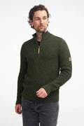 Ivanhoe - Pull homme Moritz demi-zip pure laine