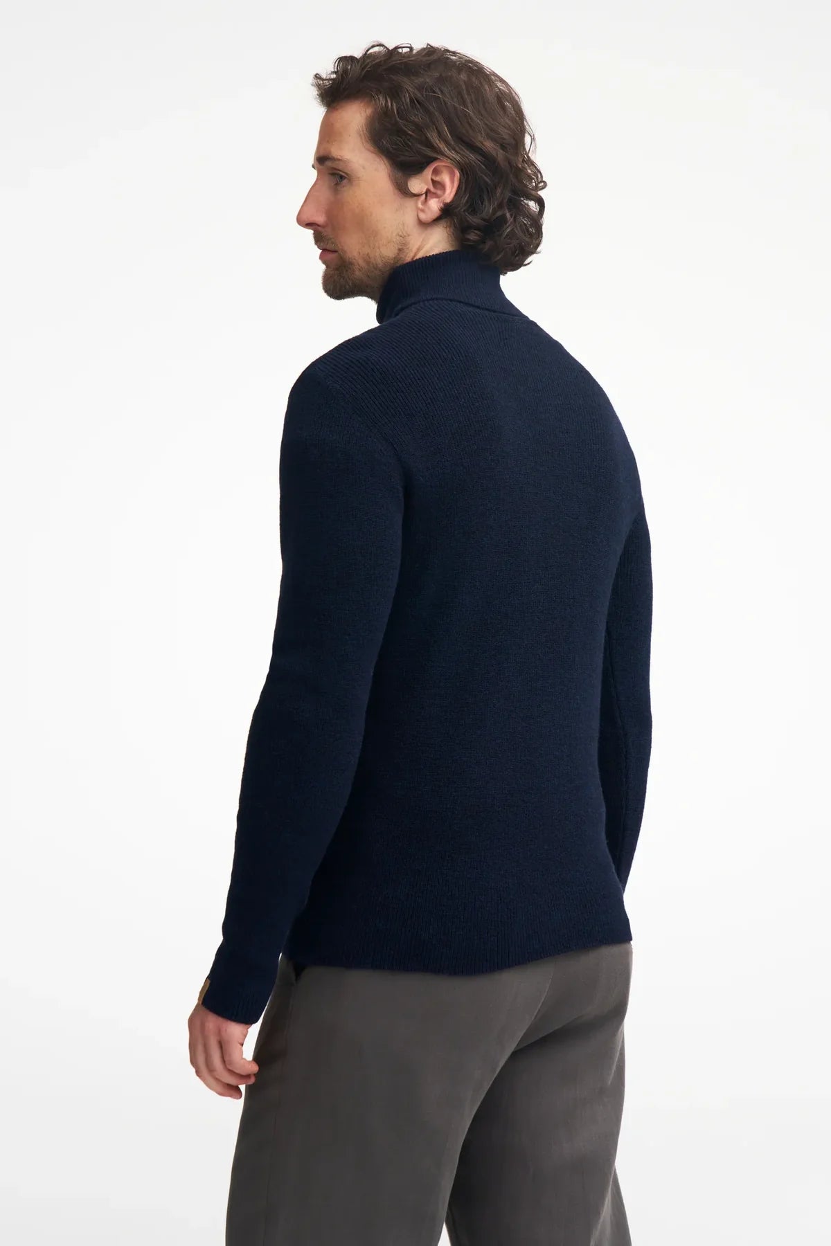 Ivanhoe - Pull homme col roulé Tolken – mérinos extra fine