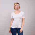 Kokon Zwo - T-shirt femme manches courtes, pure soie Kokon Zwo
