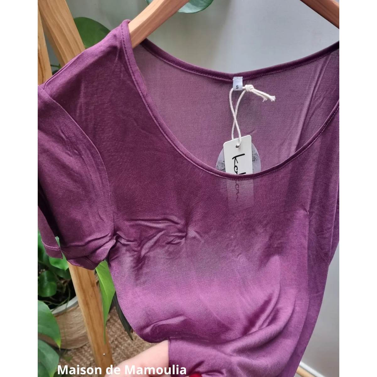 Kokon Zwo - T-shirt femme manches courtes, pure soie