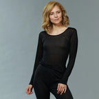 Kokon Zwo - T-shirt femme manches longues, pure soie Kokon Zwo