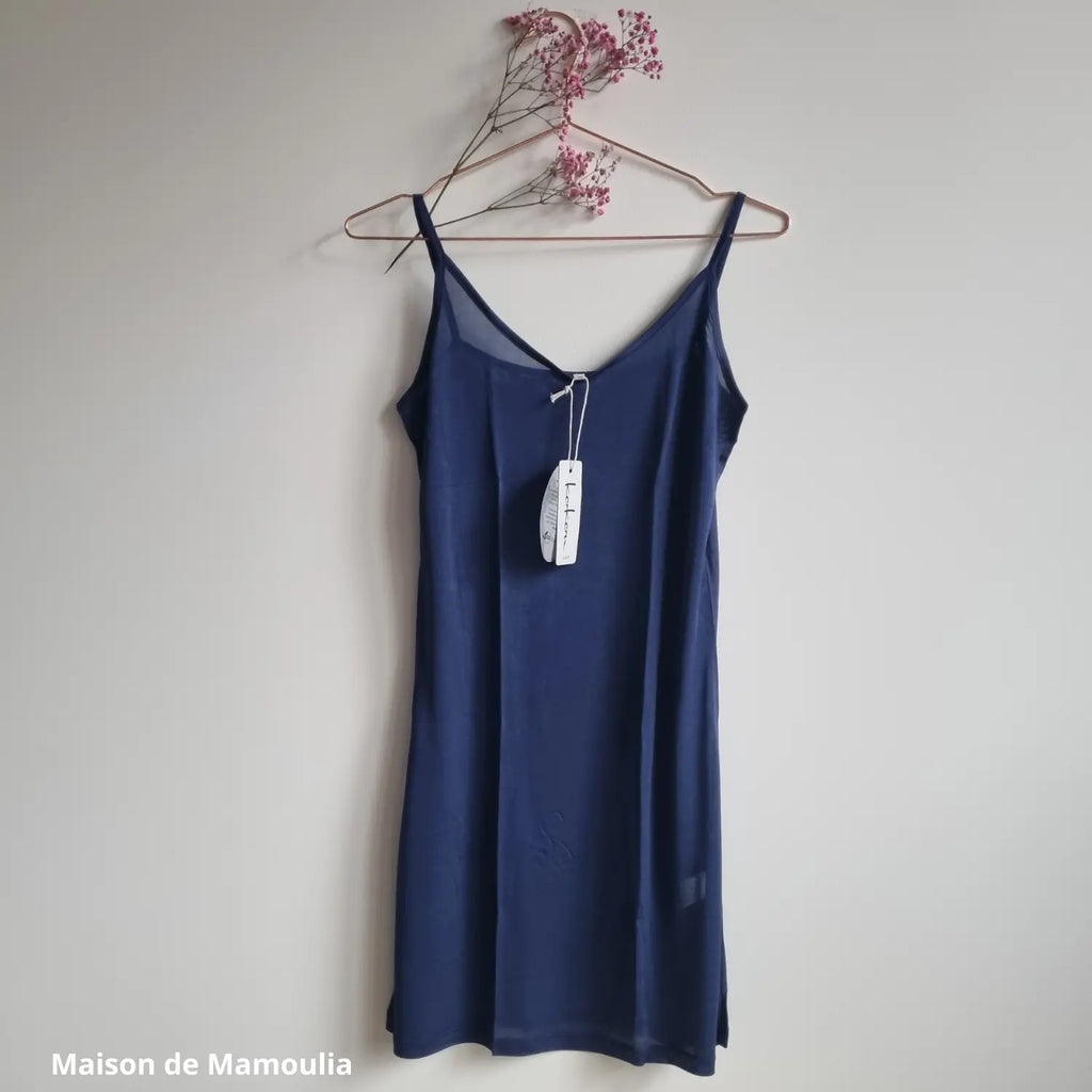 Kokon Zwo - Fond de robe à bretelles fines en pure soie - STOCK Kokon Zwo