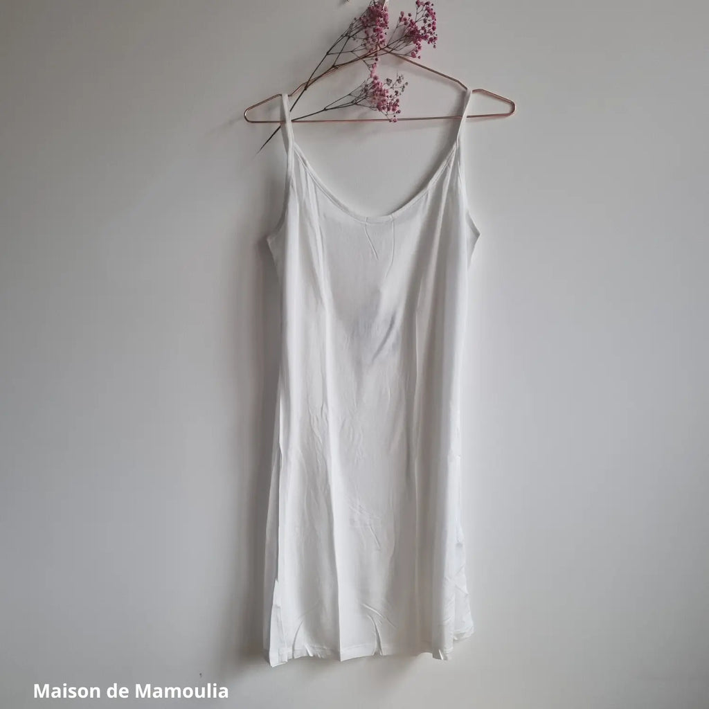 Kokon Zwo - Fond de robe à bretelles fines en pure soie Kokon Zwo