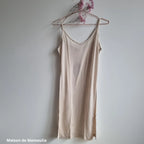 Kokon Zwo - Fond de robe à bretelles fines en pure soie Kokon Zwo