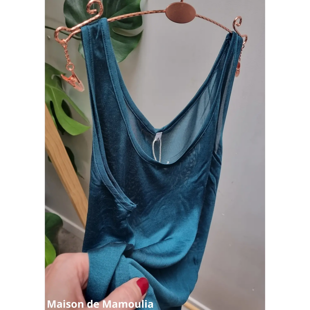 Kokon Zwo - Débardeur femme à bretelles larges, pure soie